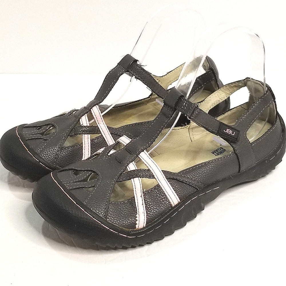 JBU by Jambu Women's Dune Encore T-Strap Slip On Mary Jane Sandals- Size 9